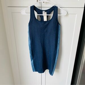 Anthropologie womens active the upside dress size 4 workout exercise blue